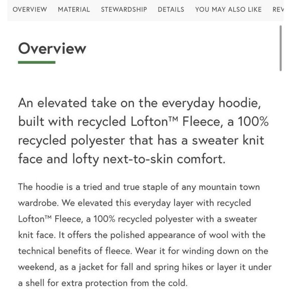 Stio Women’s Sweet water Fleece Full Zip Hoodie Mountain Shadow XL MSRP $159 - Picture 4 of 10